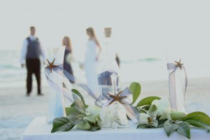 Ocean Blue Wedding Sand Ceremony
