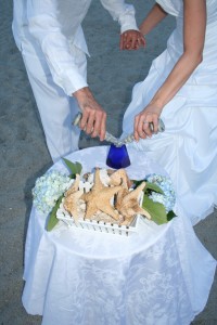 Cobalt Blue Wedding Ceremony
